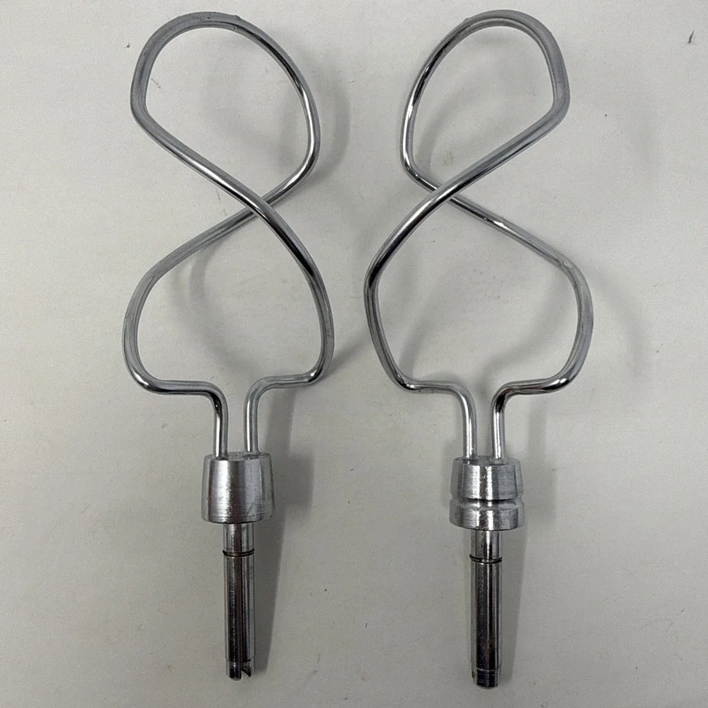 Sunbeam Mixmaster Stand Mixer Replacement Stainless Steel Dough Hook Beater Set